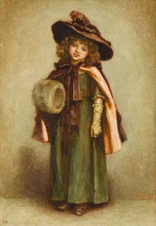 Prête à sortir : La fille avec le manchon